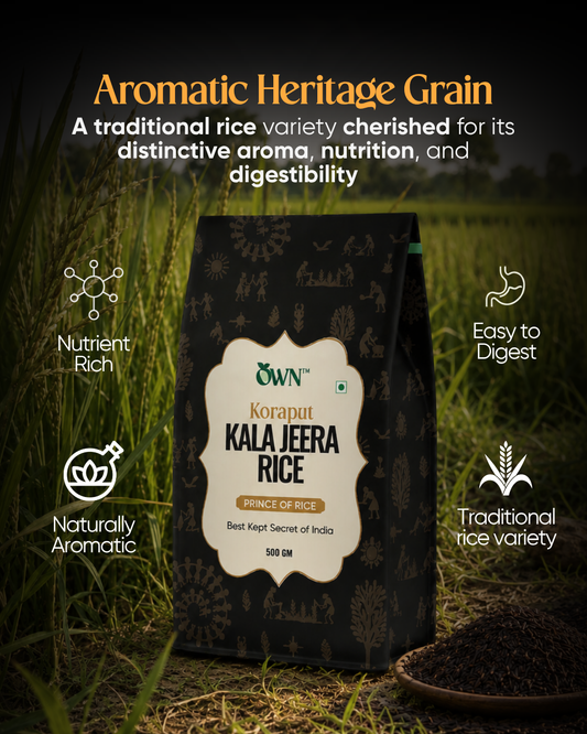 Koraput Kala Jeera Rice (Aromatic Indigenous Rice)