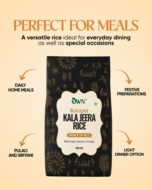 Koraput Kala Jeera Rice (Aromatic Indigenous Rice)