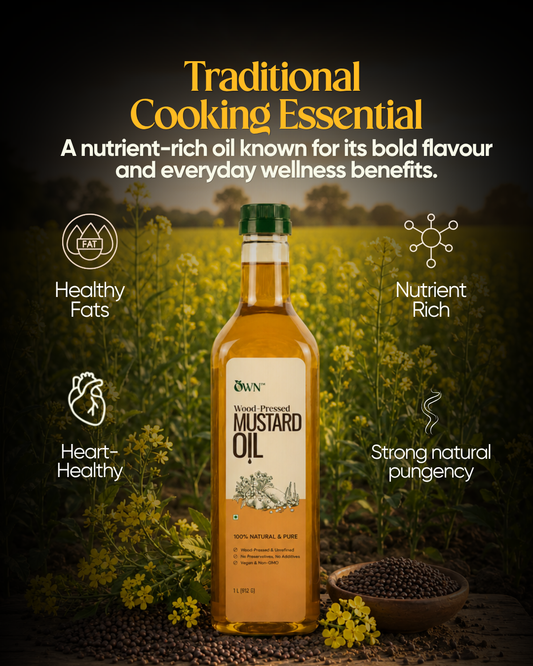 Black Mustard Oil | Wood-Pressed