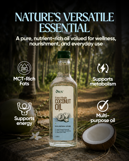 Coconut Oil, Wood-Pressed, Unrefined