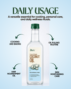 Coconut Oil, Wood-Pressed, Unrefined