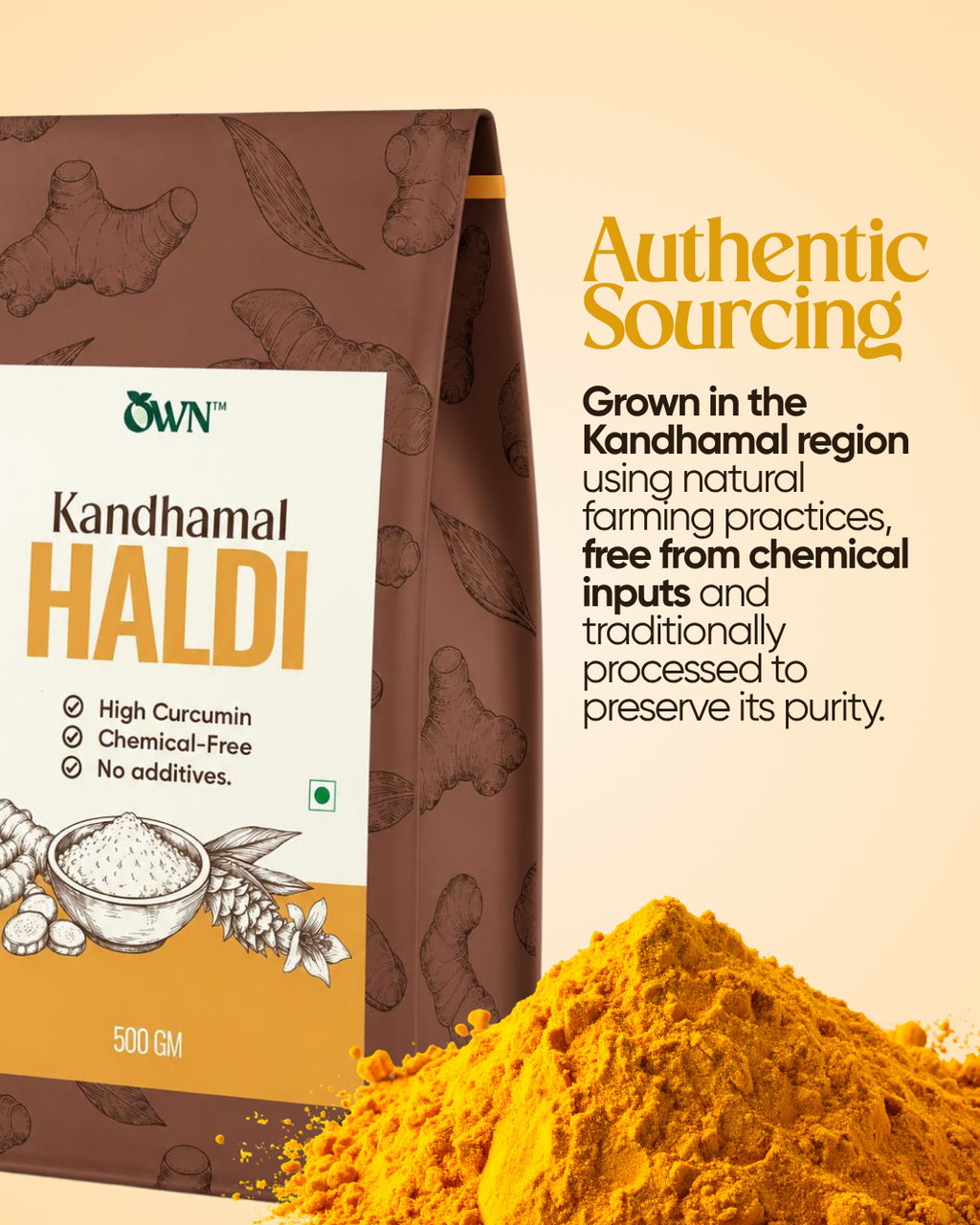 Kandhamal Traditional Haldi (Turmeric Powder)