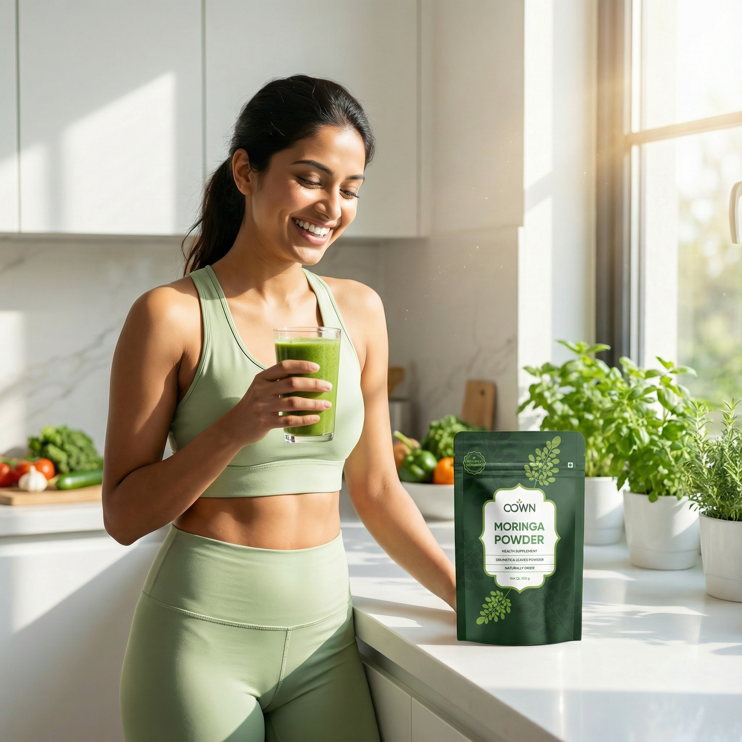 Moringa Powder, Chemical-Free Lab-Tested