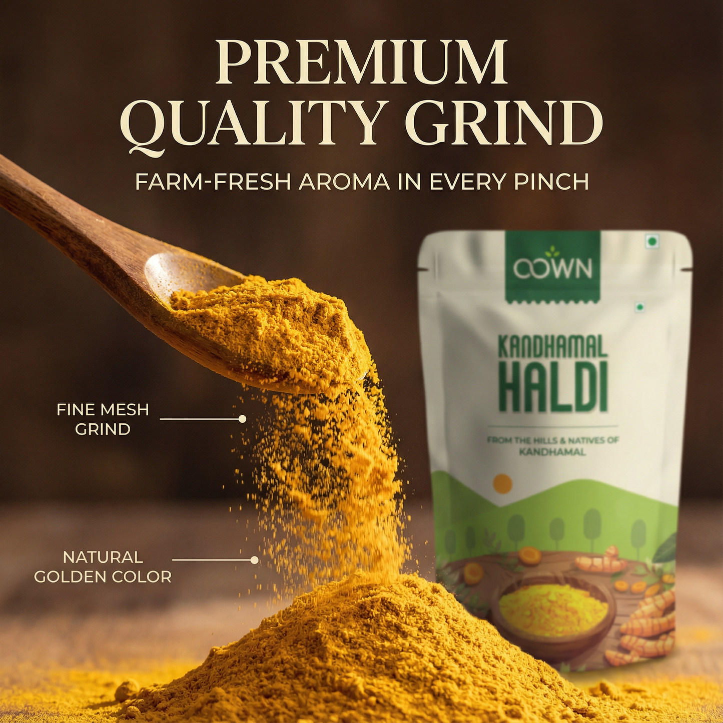 Kandhamal Traditional Haldi (Turmeric Powder)