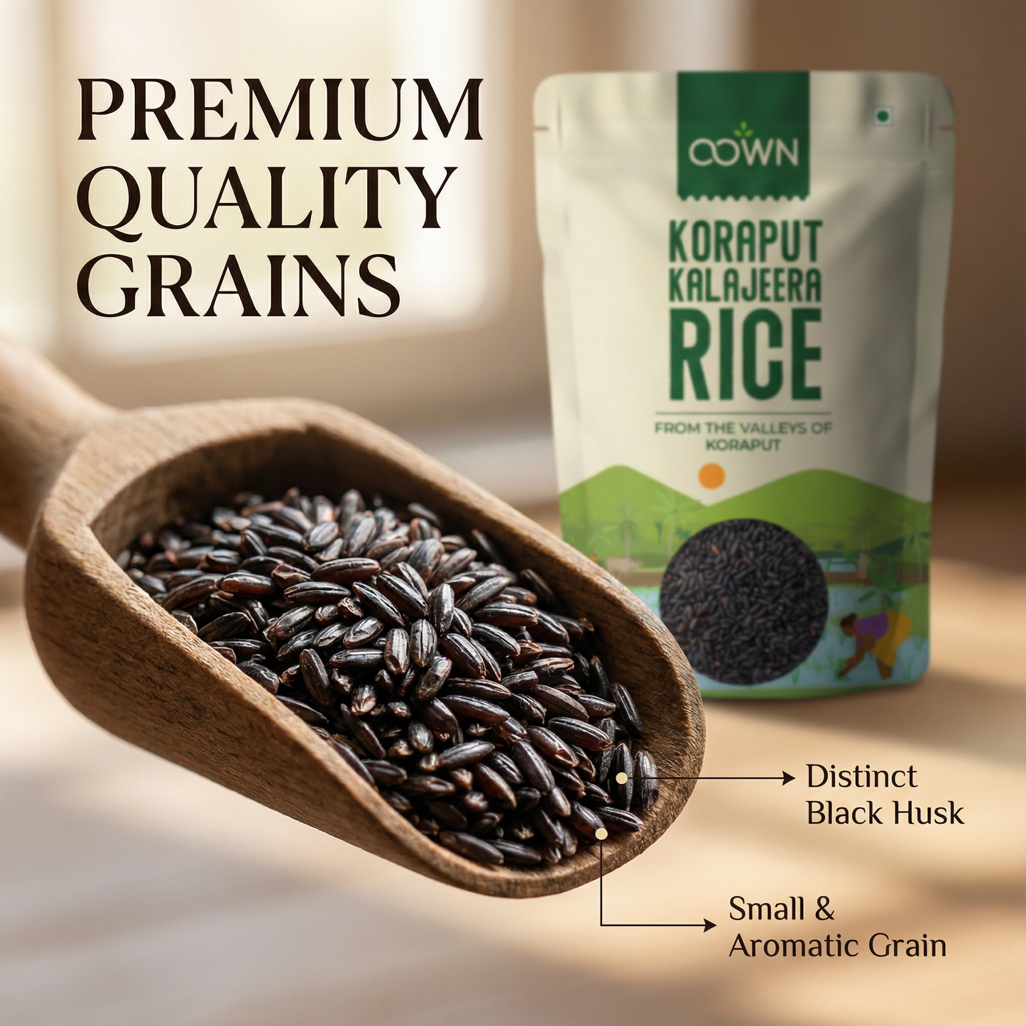 Koraput Kala Jeera Rice (Aromatic Indigenous Rice)