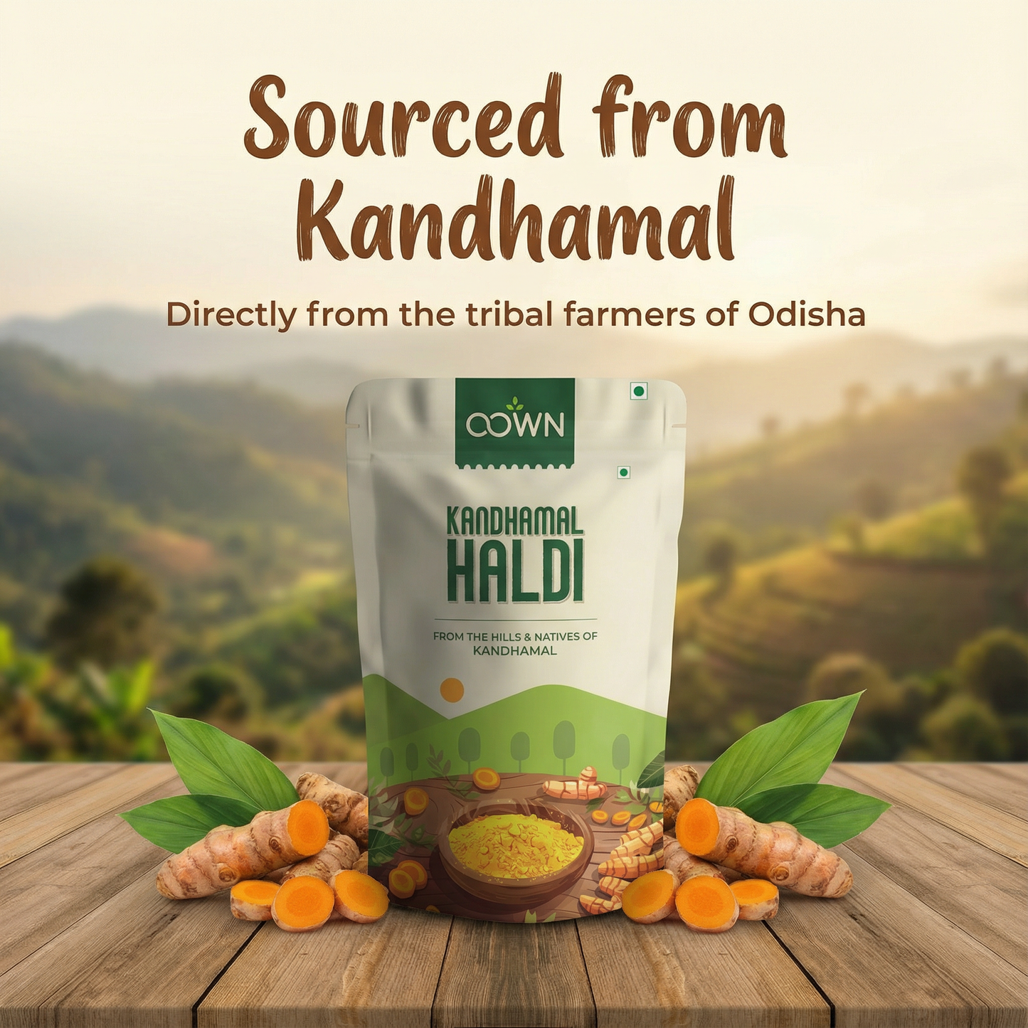 Kandhamal Traditional Haldi (Turmeric Powder)