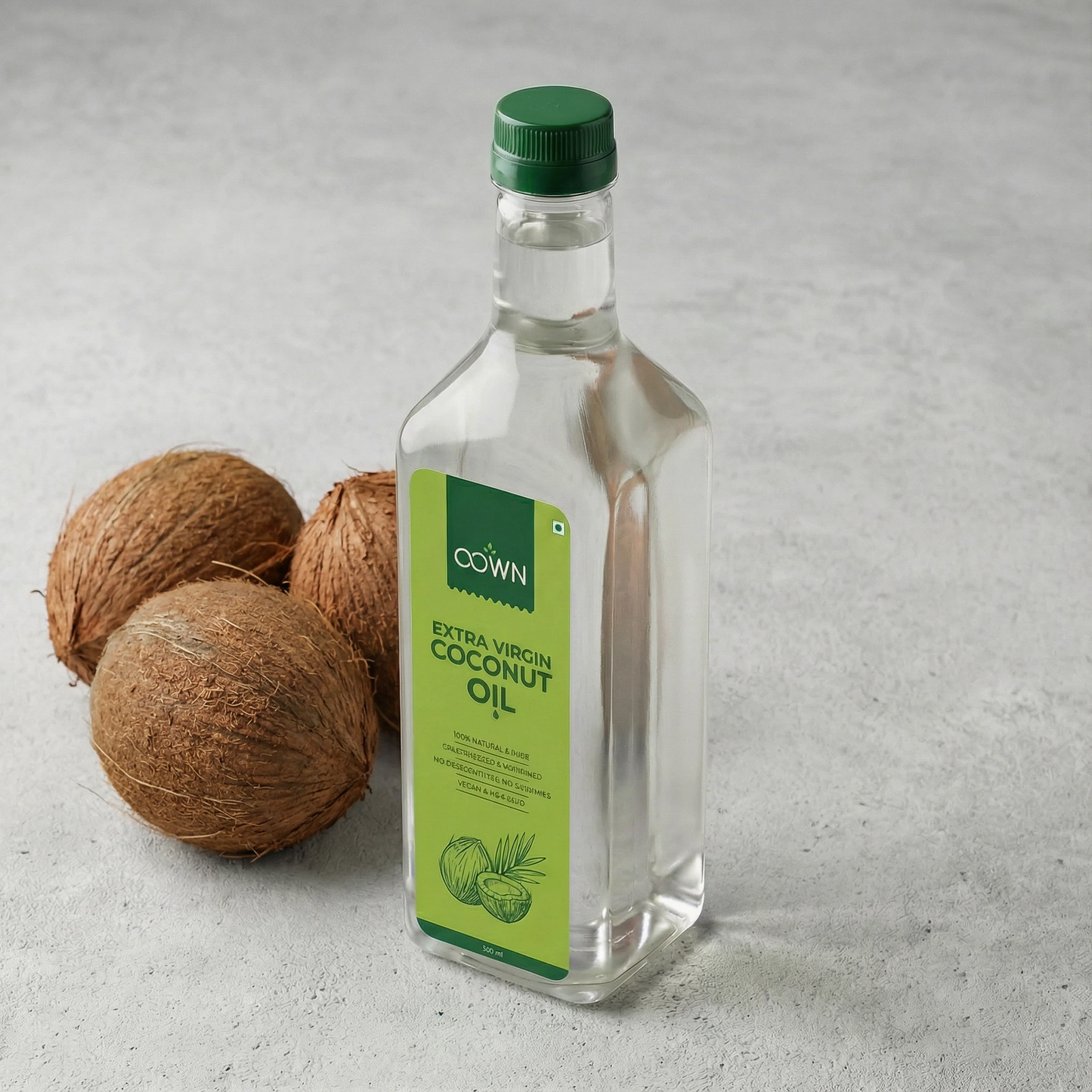 Coconut Oil, Wood-Pressed, Unrefined